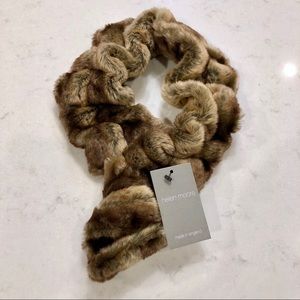 NEW! Brown Faux Fur Stole Scarf